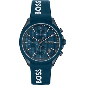 BOSS Men’s Chronograph Quartz Watch with 6 O’Clock Sub-Dial(Blue)