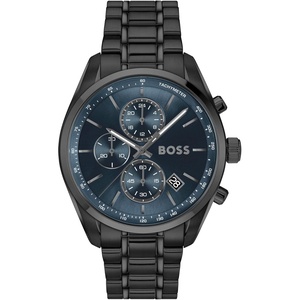 BOSS Men’s Chronograph Quartz Watch with 6 O’Clock Sub-Dial(Navy Black)