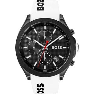 BOSS Men’s Chronograph Quartz Watch with 6 O’Clock Sub-Dial(White)