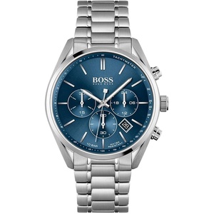 BOSS Men’s Chronograph Quartz Watch with 9 O’Clock Sub-Dial(Blue)