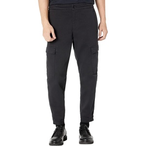 BOSS Men’s Cotton Stretch Cargo Pants(Black Oil)