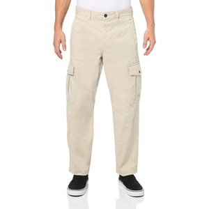 BOSS Men’s Cotton Stretch Cargo Pants(Navajo Cream)