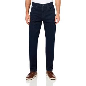 BOSS Men’s H-re.Maine Tapered Leg Stretch Cotton Jeans(Deep Navy Blue)