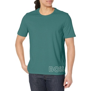BOSS Men’s Identity Crewneck Lounge T-Shirt(Open Green)