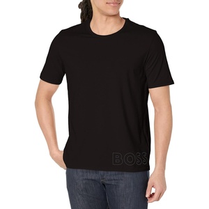 BOSS Men’s Identity Crewneck Lounge T-Shirt(Slate Black)