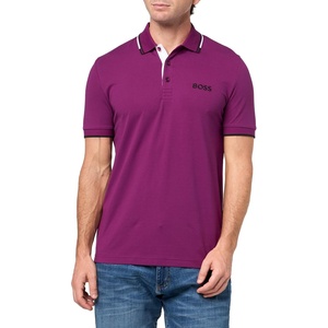 BOSS Men’s Paddy Pro Polo Shirt(Plum Caspia)