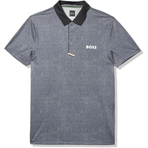 BOSS Men’s Paddytech Performance Polo Shirt(Pitch Black)