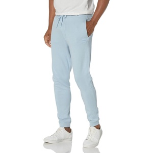 BOSS Men’s Patch Logo French Terry Cotton Joggers(Cashmere Blue)