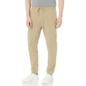 BOSS Men’s Patch Logo French Terry Cotton Joggers(Coriander Beige)