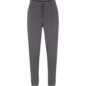 BOSS Men’s Patch Logo French Terry Cotton Joggers(Graphite)