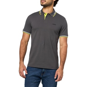BOSS Men’s Paul Modern Essential Polo(Asphalt)
