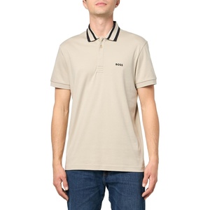 BOSS Men’s Paul Modern Essential Polo(Cream)
