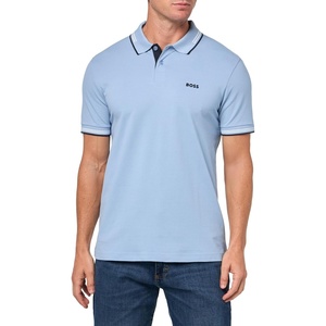 BOSS Men’s Paul Modern Essential Polo(Niagara Mist)