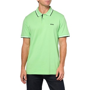 BOSS Men’s Paul Modern Essential Polo(Pistachio Green)