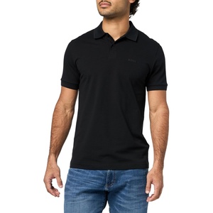 BOSS Men’s Paul Modern Essential Polo(Pitch Black)