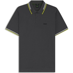 BOSS Men’s Paul Polo (Pack of 1)(028 Dark Grey)