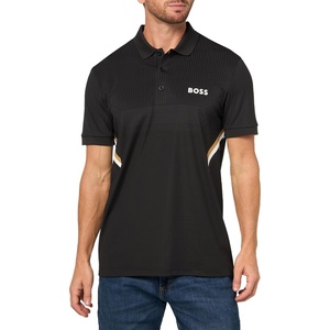 BOSS Men’s Paul Pro Performance Polo Shirt(Black Gloss)