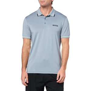 BOSS Men’s Paul Pro Performance Polo Shirt(Tradewinds Grey)