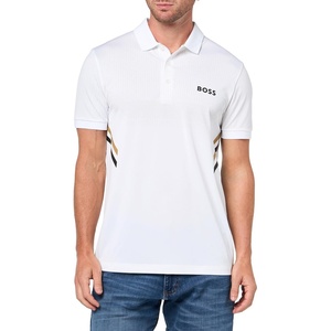 BOSS Men’s Paul Pro Performance Polo Shirt(White Gloss)