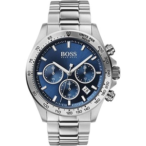 BOSS Men’s Premium Fashion Quartz Chronograph Watch | Water Resistance up to 50m (Model 1513755)(Hero Silver)