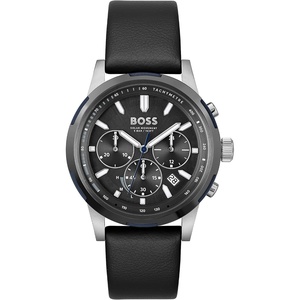 BOSS Men’s Quartz Chronograph Watch – Modern – Water Resistant(Solgrade Grey)