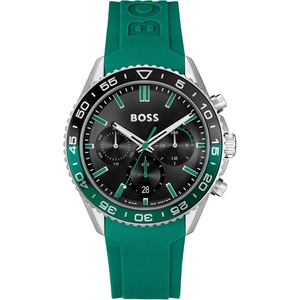BOSS Men’s Quartz Chronograph Watch, Multi Dial, Innovative and Water Resistant up to 50 Meters 5ATM, Gift for Him(Green)