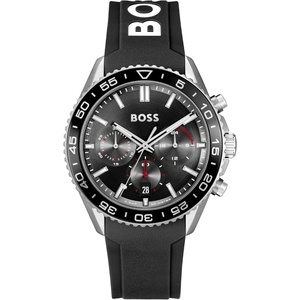 BOSS Men’s Quartz Chronograph Watch, Multi Dial, Innovative and Water Resistant up to 50 Meters 5ATM, Gift for Him(Runner Black)