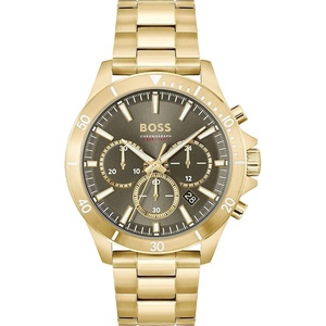 BOSS Men’s Quartz Chronograph Watch, Multi Dial, Innovative and Water Resistant up to 50 Meters 5ATM, Gift for Him(Troper Olive Green)