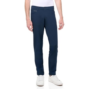 BOSS Men’s Reflective Fabric Slim Fit Tapered Leg Trousers(Carbon Blue)