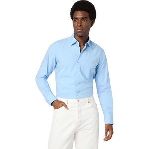 BOSS Men’s Remiton Long Sleeve Button Down Shirt(Niagara Mist)