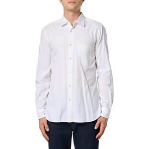 BOSS Men’s Remiton Long Sleeve Button Down Shirt(White Bone)