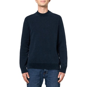 BOSS Men’s Ribbed Corduroy Cotton Sweater(Night)