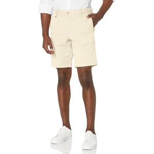 BOSS Men’s Slim Fit Cotton Twill Shorts(Light Sand)
