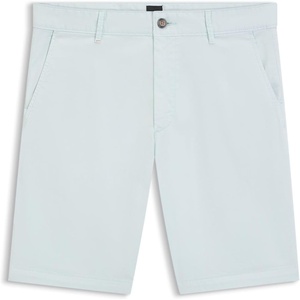 BOSS Men’s Slim Fit Cotton Twill Shorts(Open Blue474)