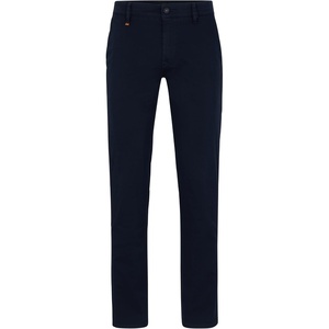 BOSS Men’s Slim-fit Casual Chino Trousers(Medium Dark Blue)