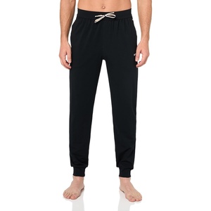BOSS Men’s Soft Cotton Cuffed Lounge Pants(Black Currant)
