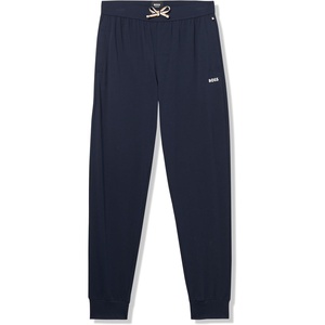 BOSS Men’s Soft Cotton Cuffed Lounge Pants(Blue Marine)