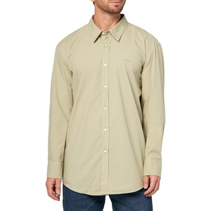 BOSS Men’s Soft Flannel Button Down Shirt(Moss Green)