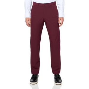 BOSS Men’s T Commuter Slim Pants(Black Cherry)