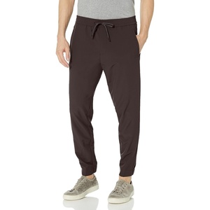 BOSS Men’s Tapered Cuffed Chino Trousers(Black Soil)
