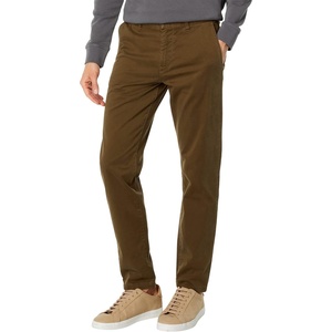 BOSS Men’s Tapered Fit Cotton Blend Trousers(Chestnut Brown)