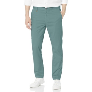 BOSS Men’s Tapered Fit Cotton Blend Trousers(Goblin Green)