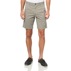 BOSS Mens Techno Twill Chino Shorts(Medium Peyote Beige)