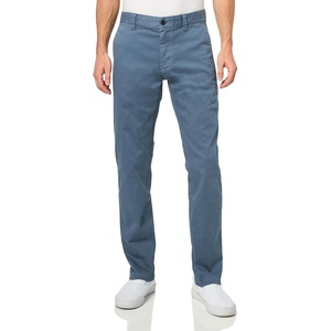 BOSS Mens Techno Twill Slim Fit Chino Trousers(Bering Sea)