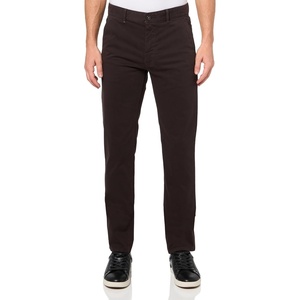 BOSS Mens Techno Twill Slim Fit Chino Trousers(Dark Cream)