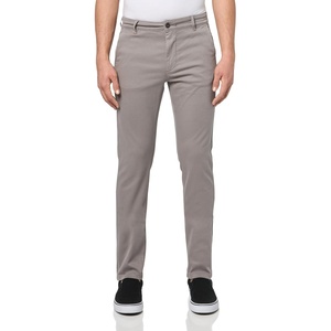 BOSS Mens Techno Twill Slim Fit Chino Trousers(Mushroom Grey)