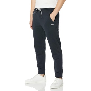 BOSS Men’s Tonal Regular Fit Cotton Cuff Sweatpants(Marlin Blue)