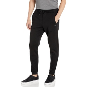BOSS Men’s Tonal Regular Fit Cotton Sweatpants(Basic Black)