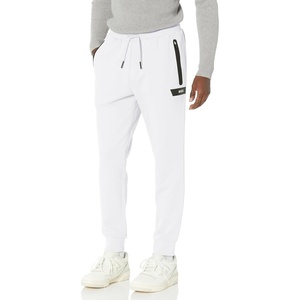 BOSS Men’s Tonal Regular Fit Cotton Sweatpants(Blank White)