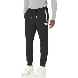 BOSS Men’s Tonal Regular Fit Cotton Sweatpants(Smokey Black)